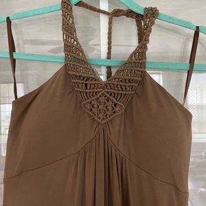 Tommy Bahama brown maxi dress